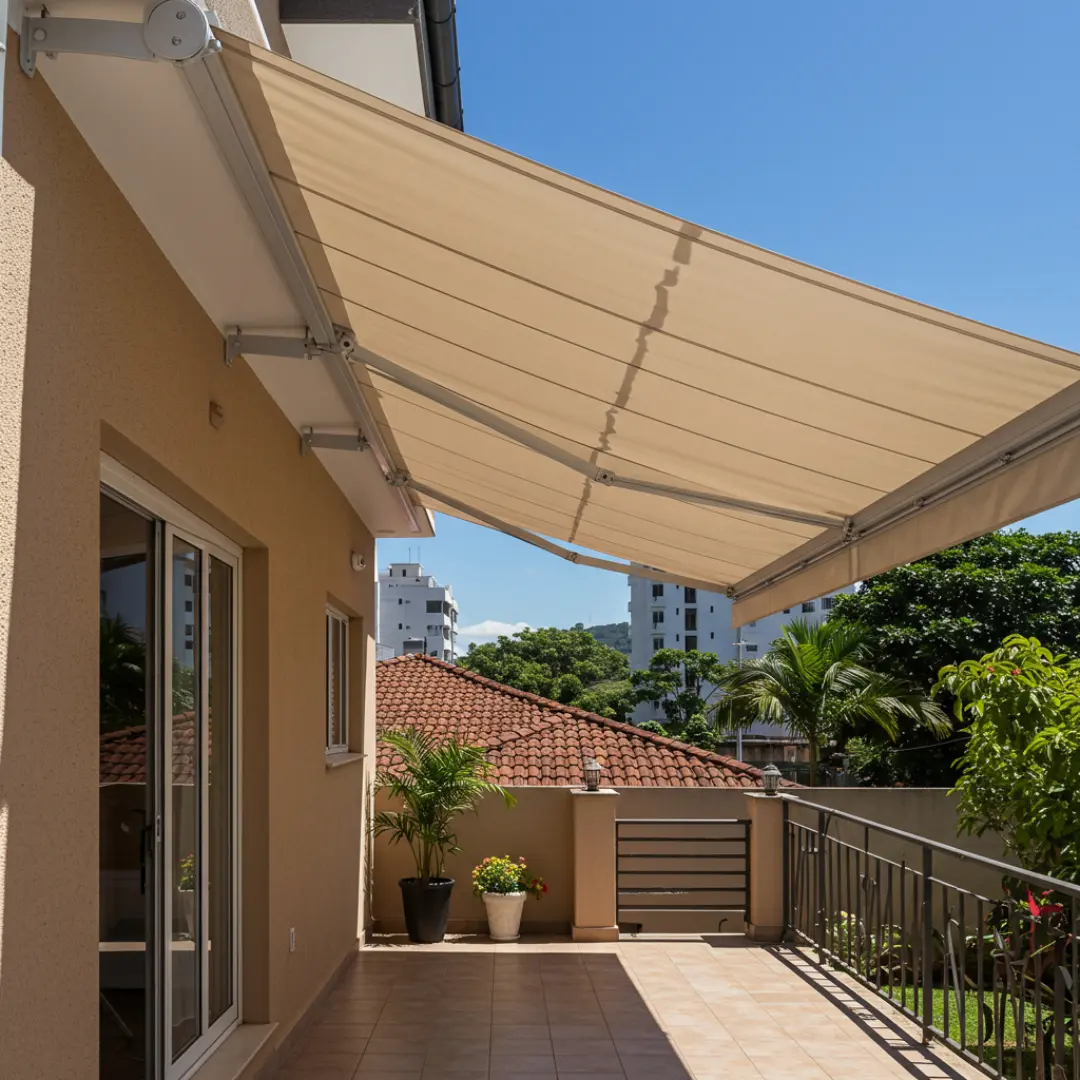 instalacao de toldo fixo retratil articulado vertical policarbonato e capota em campinas